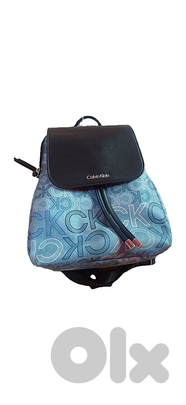Original Calvin Klein CK Monogram Backpack – Blue & Black