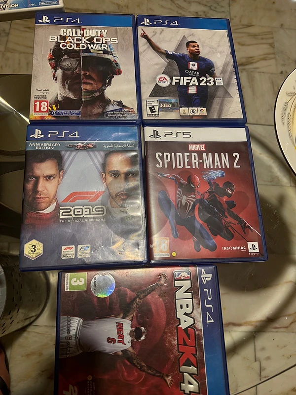 CD’s for ps4 and ps5