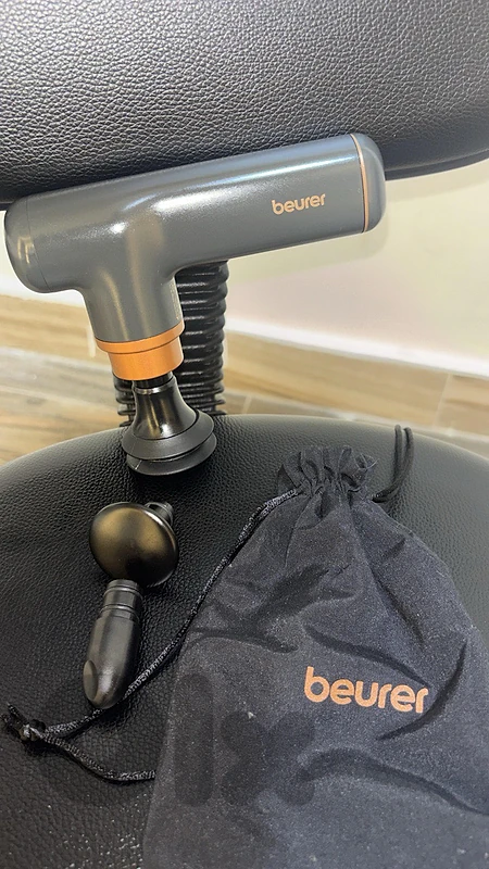 Beurer MG 99 Deep Tissue Massage Gun (with Attachments & Pouch)