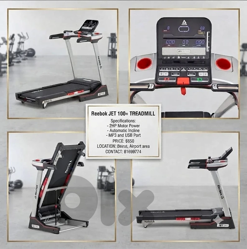 treadmill reebok gt100