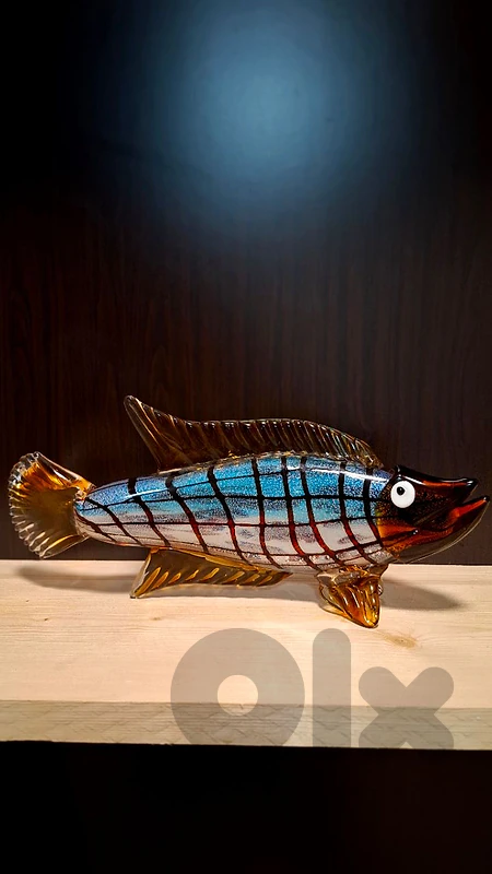 Rare Vintage Italian Murano Masterpiece Fish