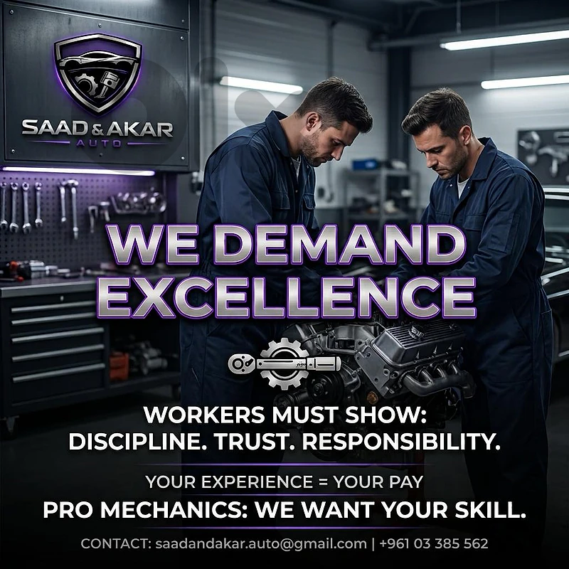 Experienced Car Mechanic Needed – Jbeil