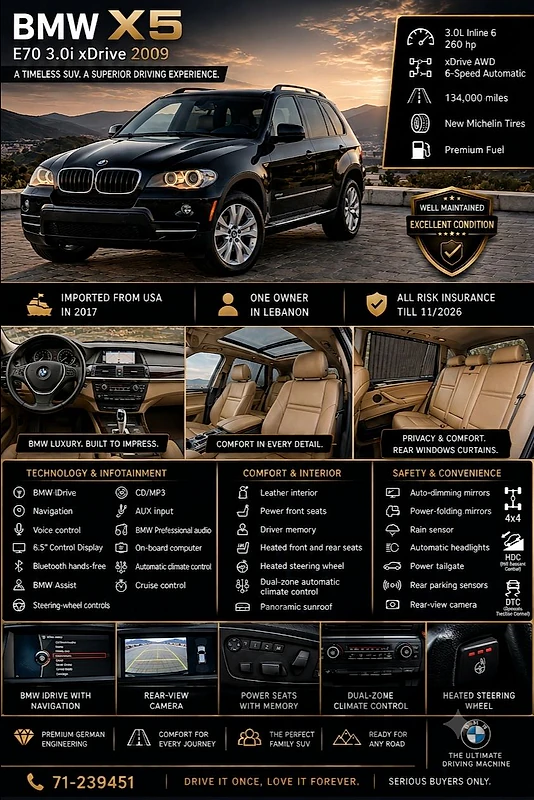 BMW X5 2009 xDrive 3.0i