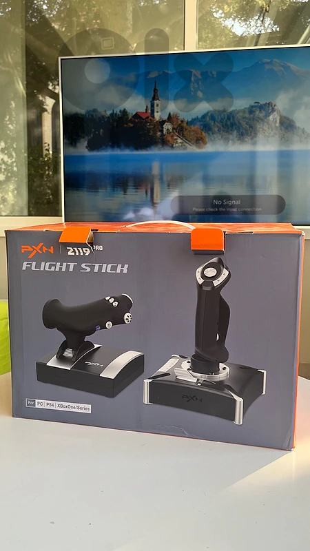 Flight Stick and Ace Combat CD PS4-5