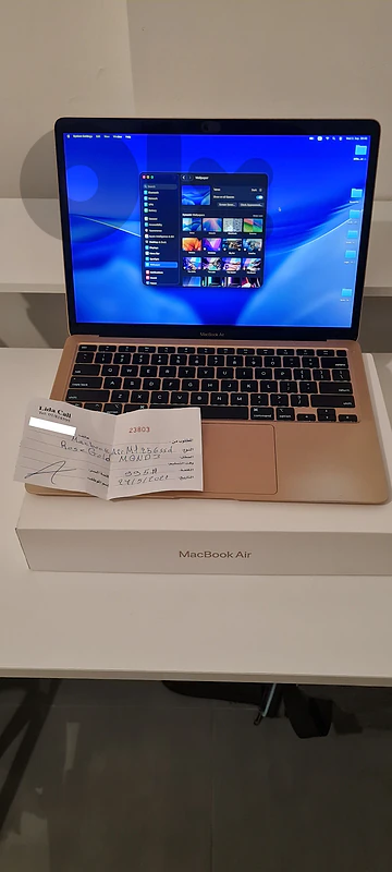 Apple MacBook Air M1 (2020) 13" – 8GB / 256GB SSD – Gold / Rose Gold (With Original Box)