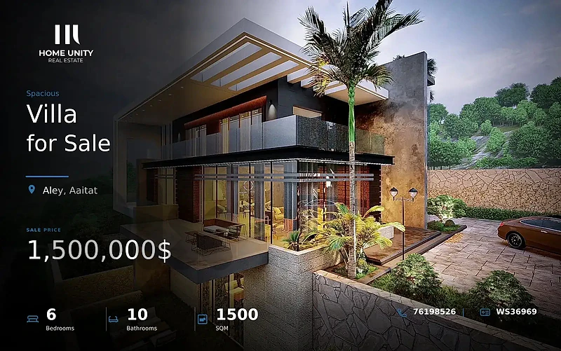 Luxury Villa for Sale in Aley – Aaitat