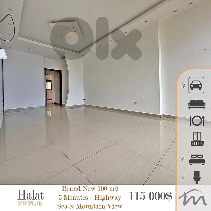Halat | Brand New 2 Bedroom Apart | Sea & Mountain View | Prime Area Halat | Brand New 2 Bedroom Apart | Sea & Mountain View | Prime Area