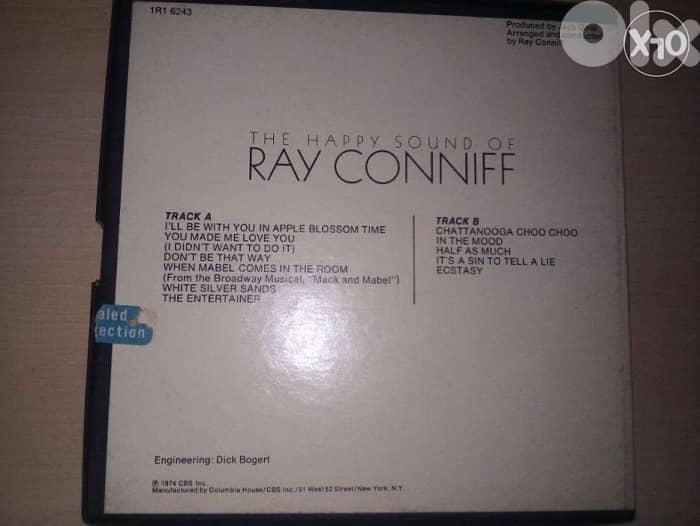 The happy music of ray coniff original reel to reel tape 1