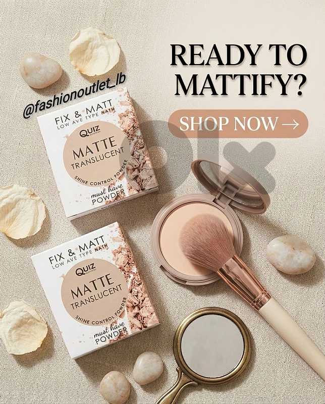 QUIZ Cosmetics Fix & Matt Matte Translucent Powder