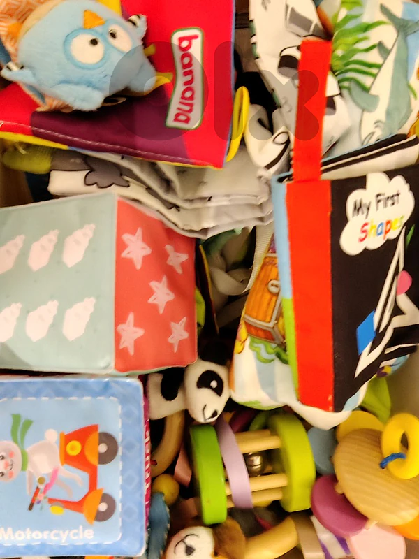 Soft toys and rattles