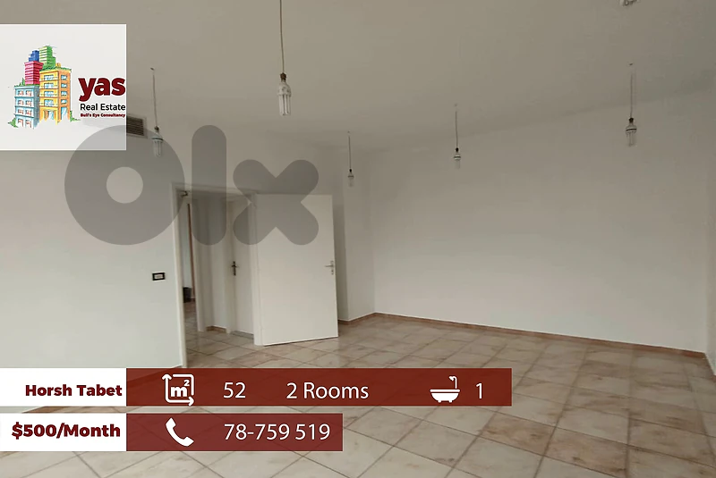 Horsh Tabet 52m2 | Office | Rent | Active Street | AA