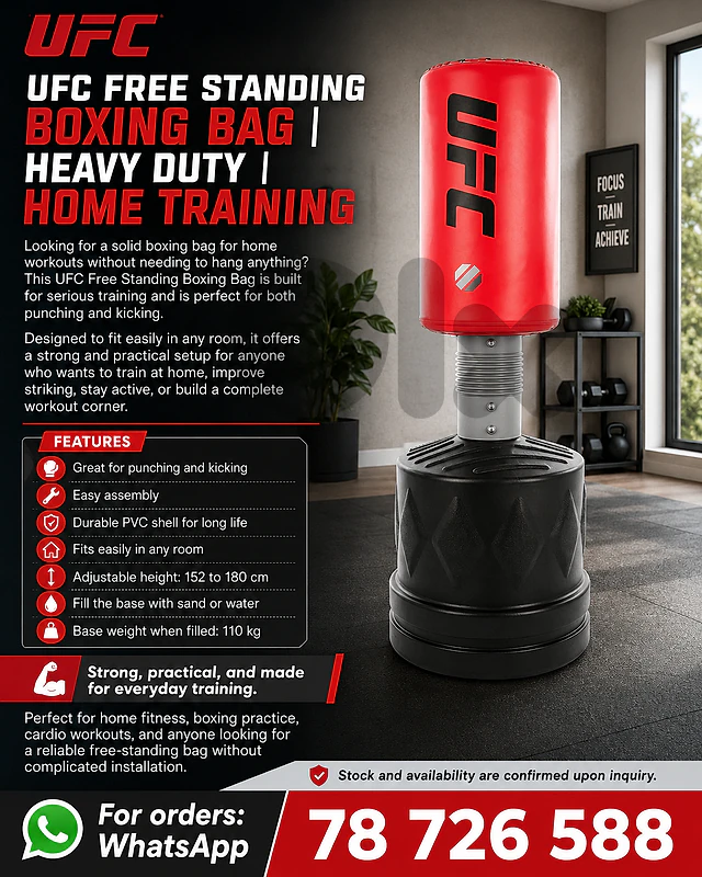 UFC FREE STANDING BOXING BAG | HEAVY DUTY | HOME TRAINING