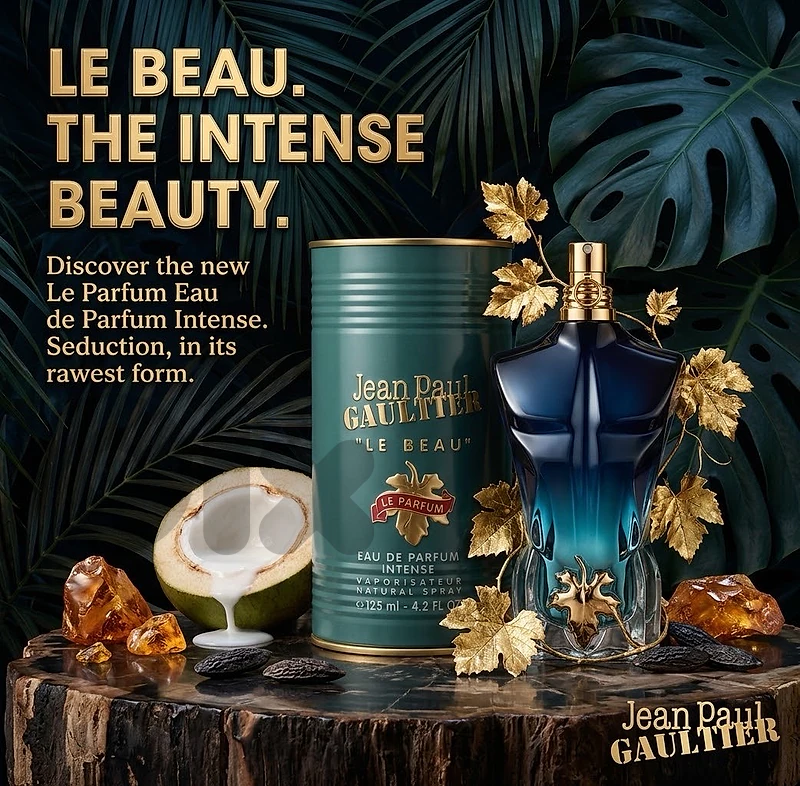 Jean Paul Gaultier Le Beau Eau De Parfum Intense Pour Homme - 125ml