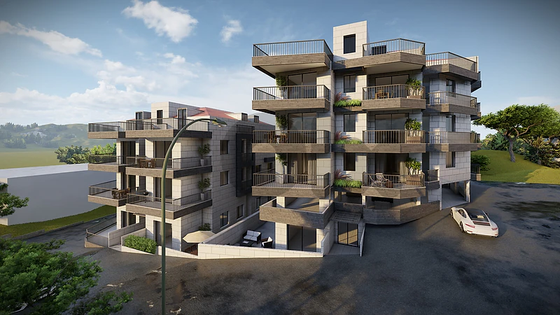 Apartment With Terrace for Sale – Under Construction in Douar