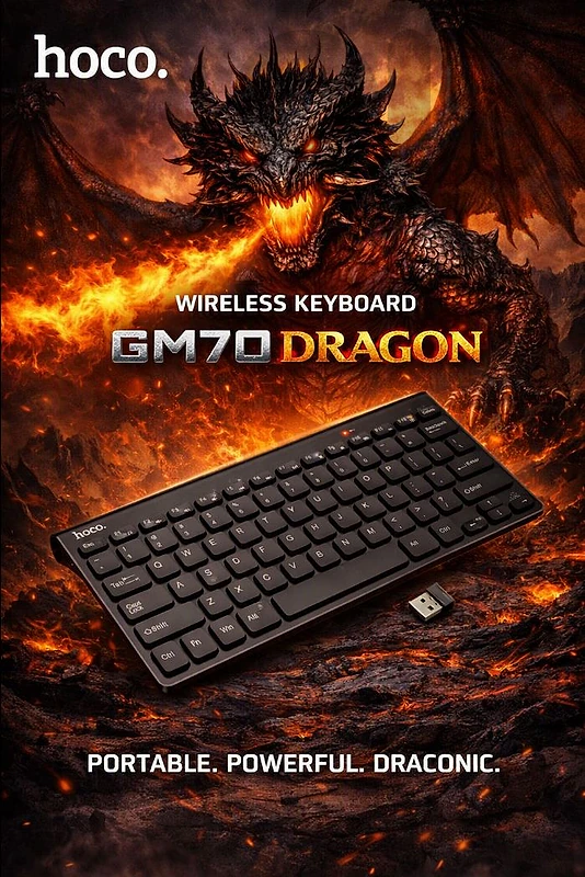hoco wireless keyboard gm70 dragon