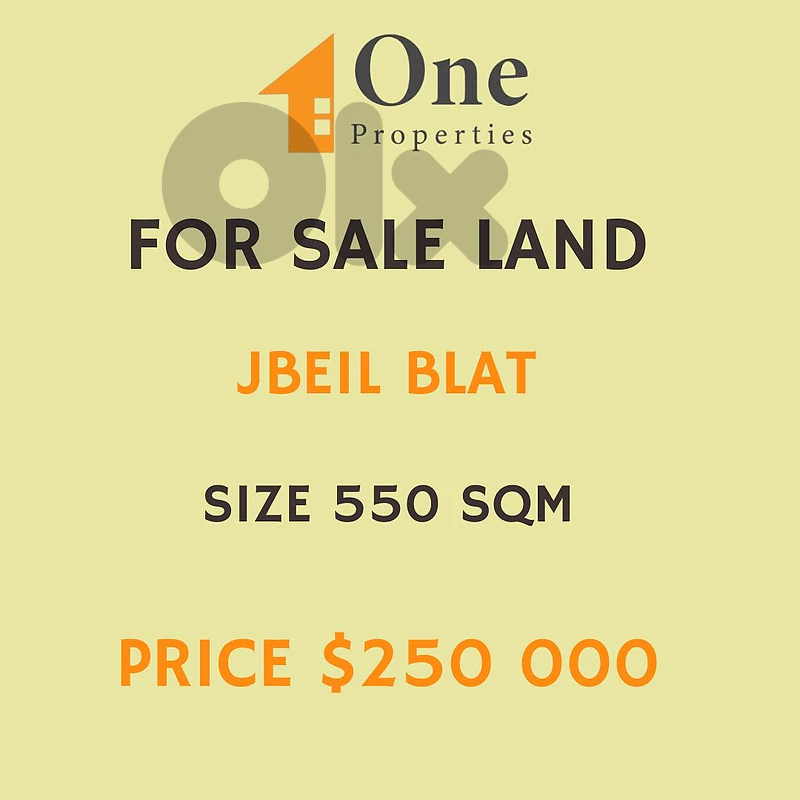 LAND FOR SALE IN JBEIL BLAT