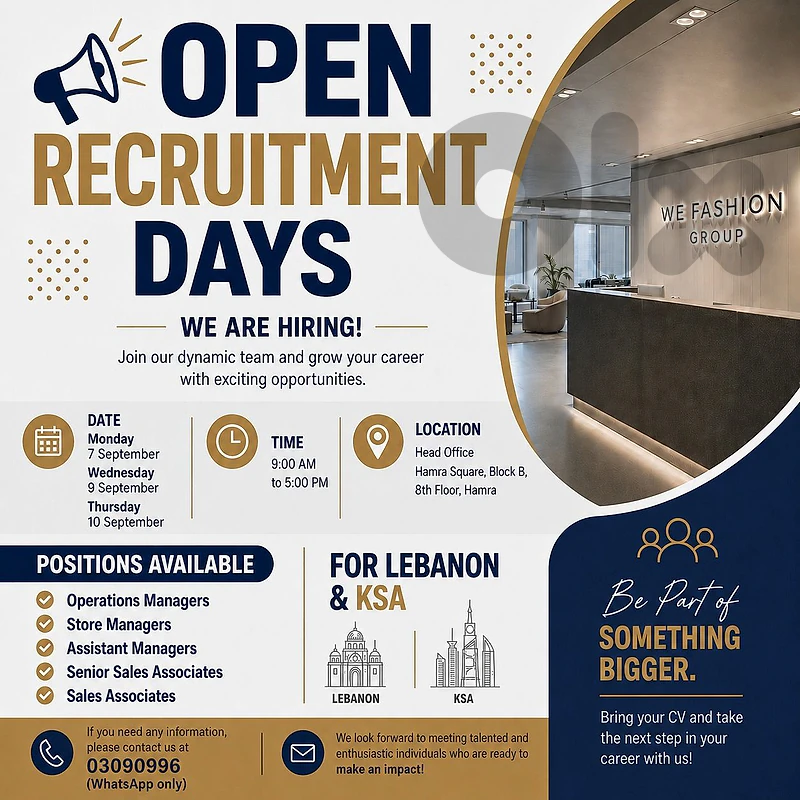 Open Recruitment Days