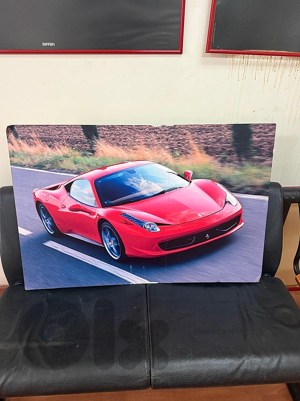 Ferrari 458 Italia Motion Canvas Print