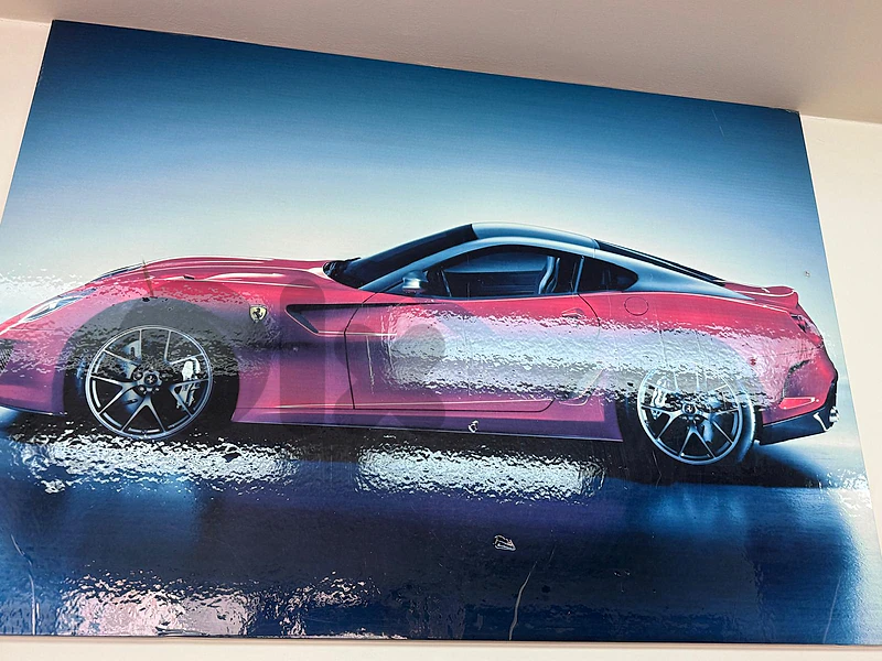 Ferrari 599 GTO Profile Glossy Wall Poster