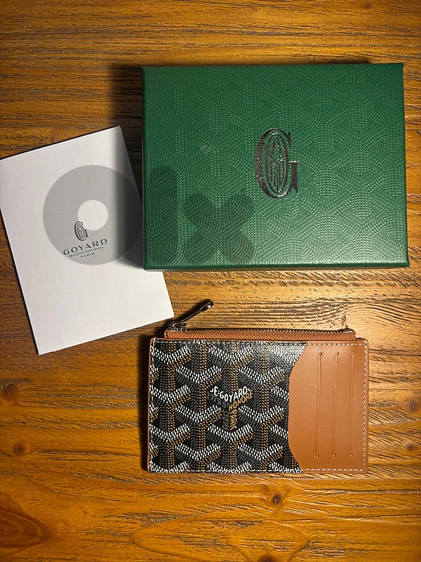 Goyard Bourbon Zipped Wallet/ Card Holder