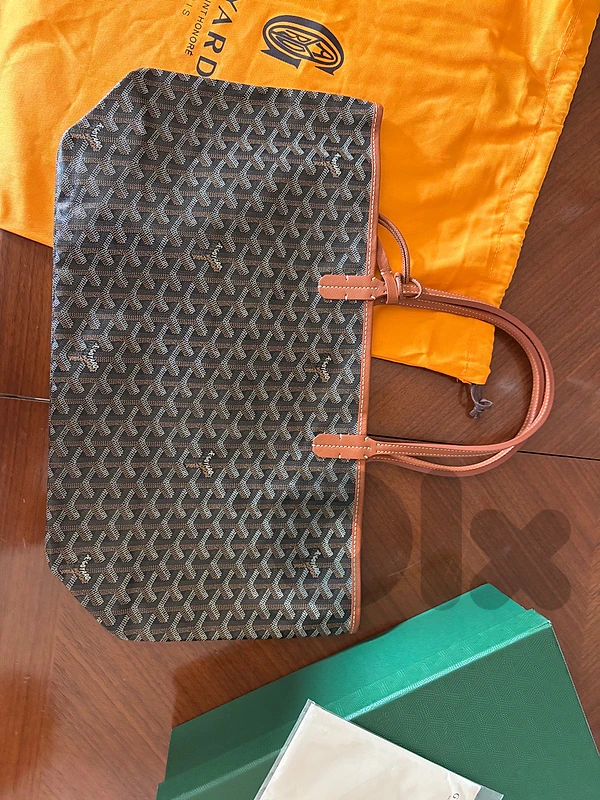 Goyard Saint Louis GM tote black/tan
