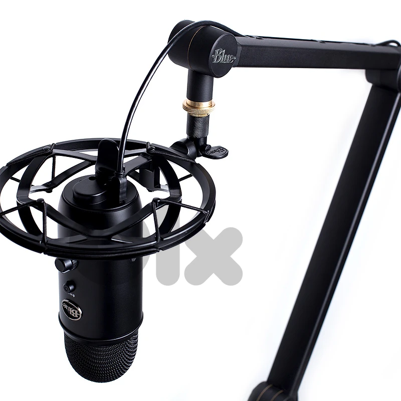 Blue Yeti Microphone with Blue Boom Arm