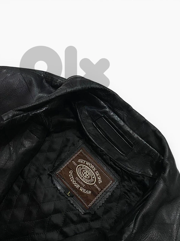 Leather vintage jacket 
Large