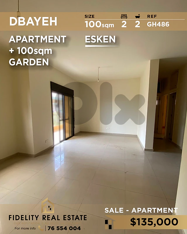Apartment for sale in Dbayeh GH486 شقة للبيع في ضبية