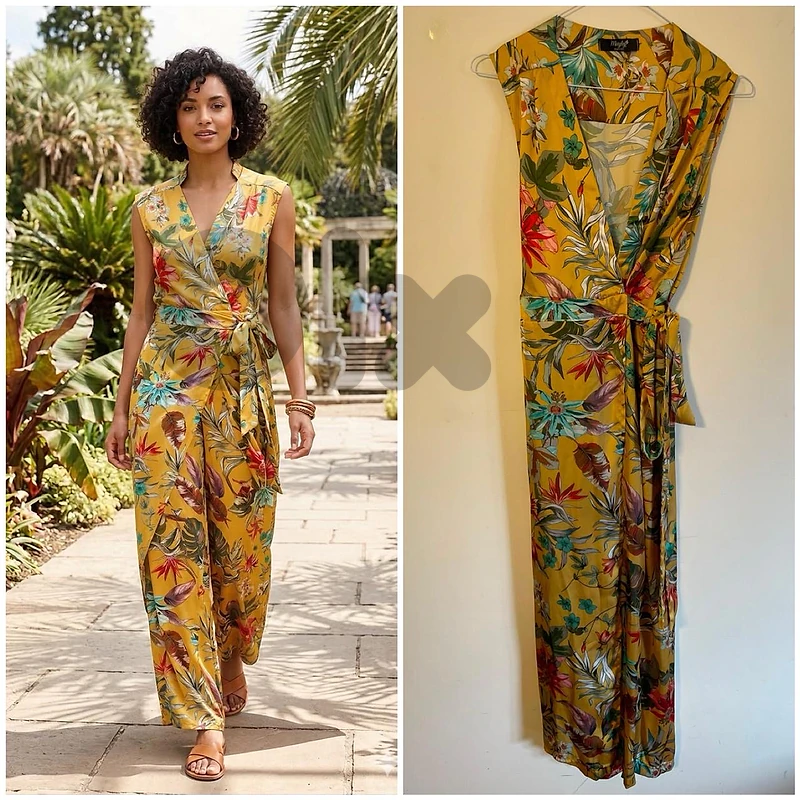 Mareyley Satin Jumsuit/Dress
