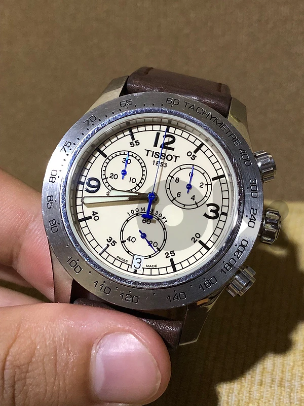 Tissot V8 Chronograph TACHYMETER 42MM WORKINIG fine with box