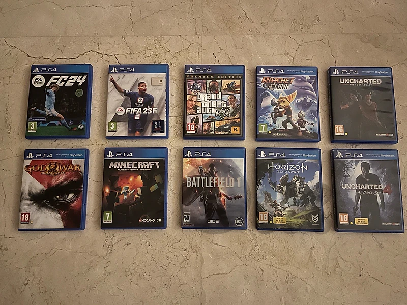 10 ps4 games gor sale