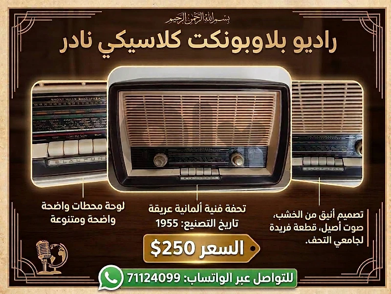 Vintage Blaupunkt Radio 1955 Germany