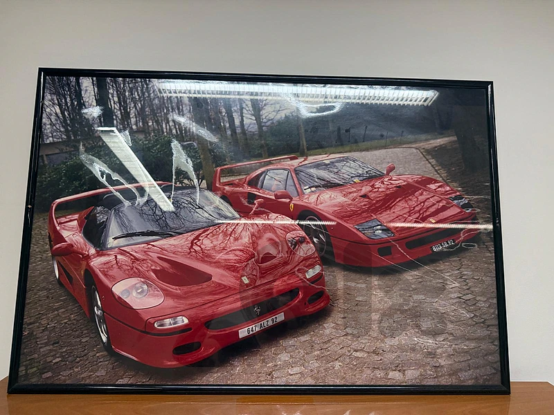 Ferrari F50 & F40 Generations Framed Poster