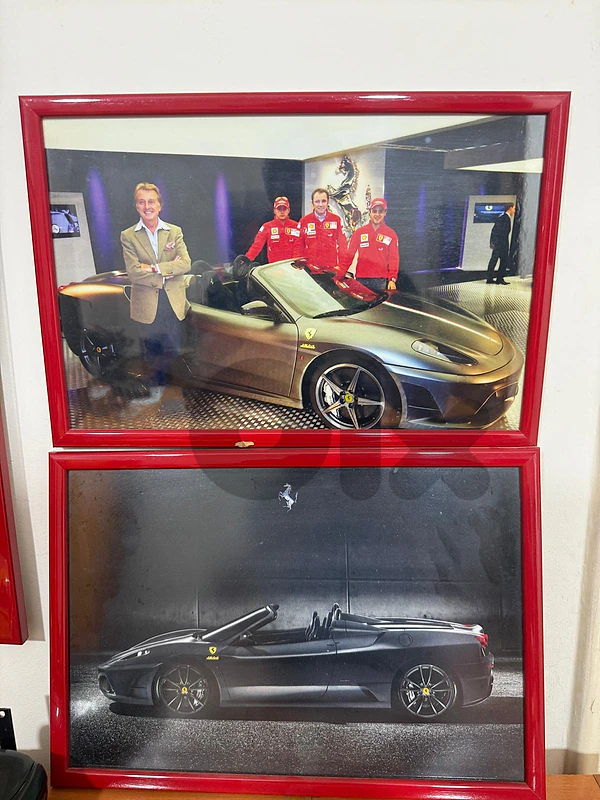 Ferrari 16M Scuderia Spider Dual-Framed Presentation Set