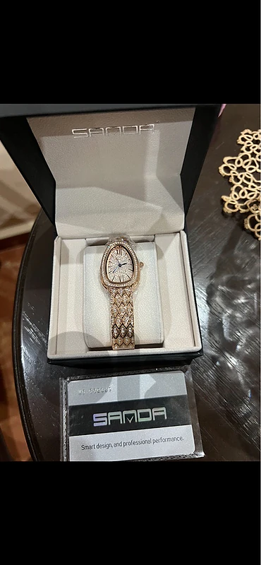 Mokago by Sanda Women’s Gold & Diamond-Style Watch ✨💎⌚