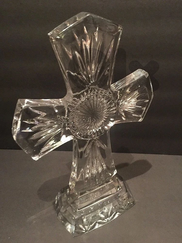 standing crystal cross