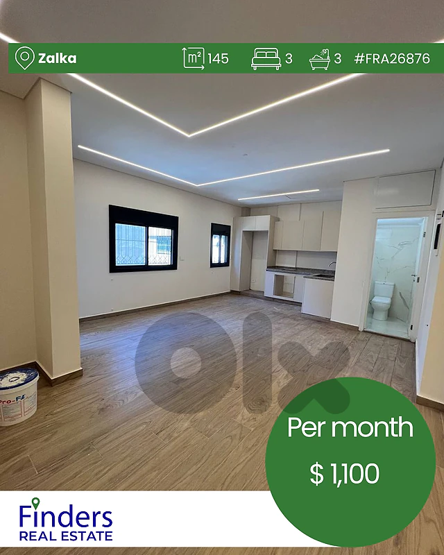 Apartment for rent in Zalka! شقة للإيجار في الزلقا!