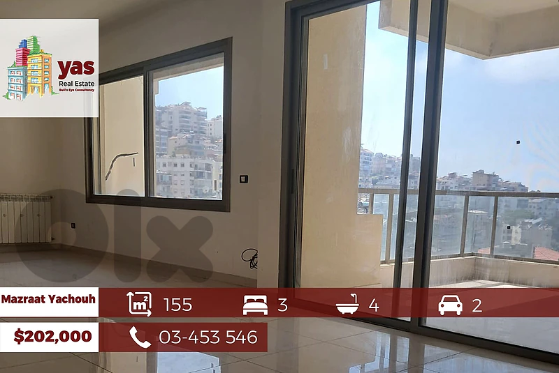 Mazraat Yachouh 155m2 | Simplex Apartment | Brand New | EW/JO |