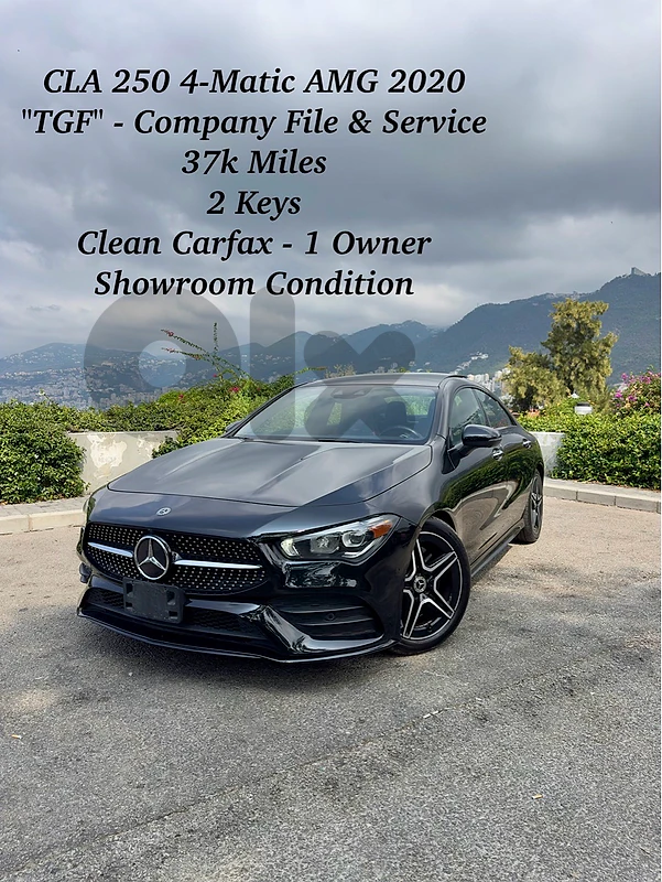 CLA-Class 250 AMG 4-Matic 2020 | 37k Miles | “TGF” File & Service CLA-Class 250 AMG 4-Matic 2020 | 37k Miles | “TGF” File & Service