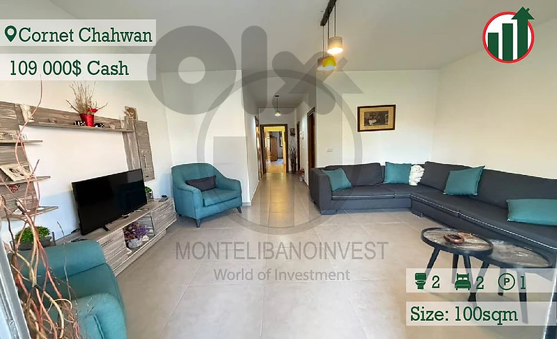 Apartment for Sale in Cornet Chahwan !!