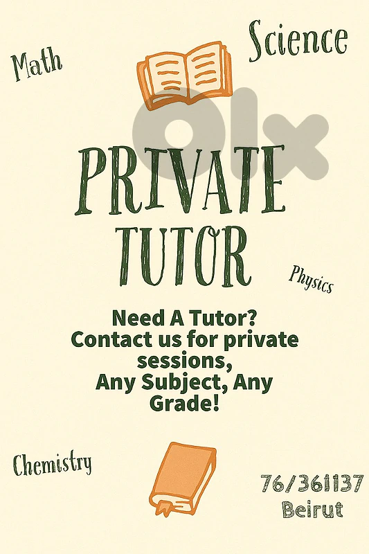 Leçons Particulières / Private Tutor (in person or online)