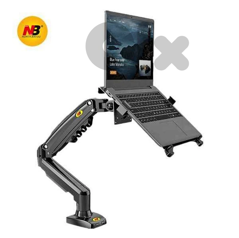 NB Single desk arm mount for laptop 10″-17″ (Used like New)