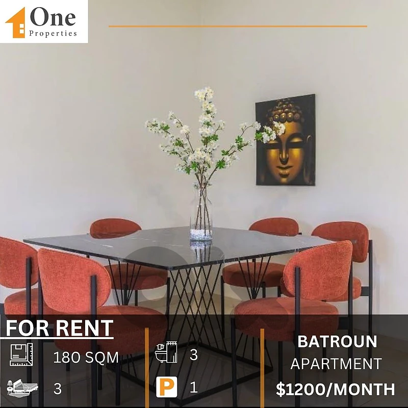 APARTMENT FOR RENT IN BATROUN