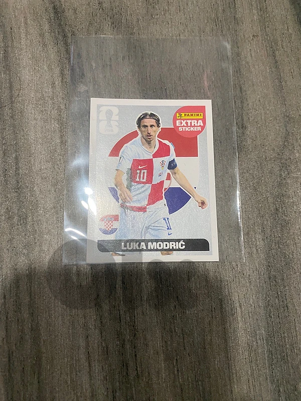 selling perfect condition luka modric 2026 world cup sticker