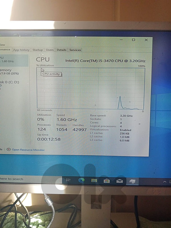 computer core i5_3470cpu  8 ram 1600 ht