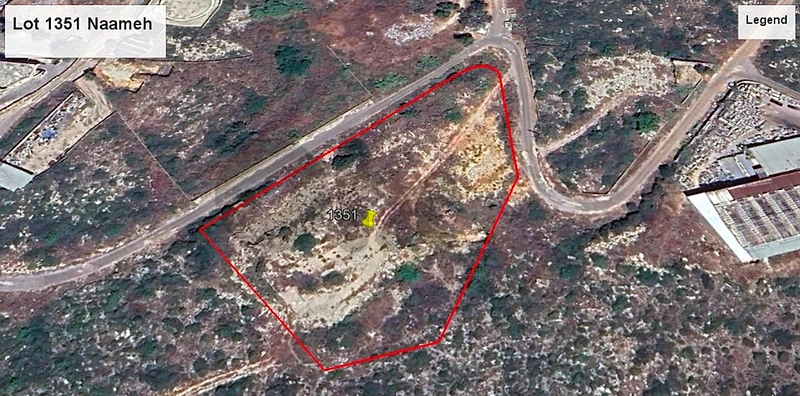 Rare 9,112 m² Land with Sea View — Naameh, Chouf