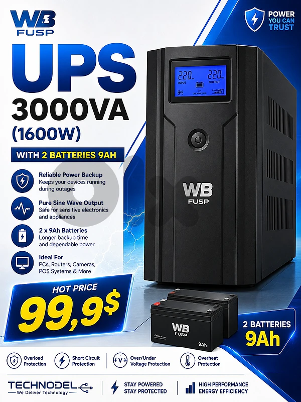 WB FUSP UPS 3000VA