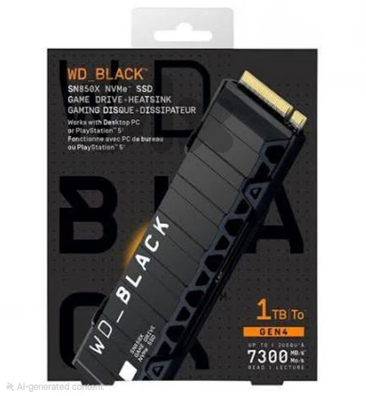 WD BLACK NVMe 1TB SDD