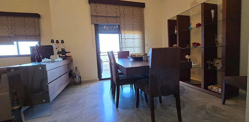 Elegant Dining Room Set – Table + 8 Chairs + Buffet & Display Cabinet