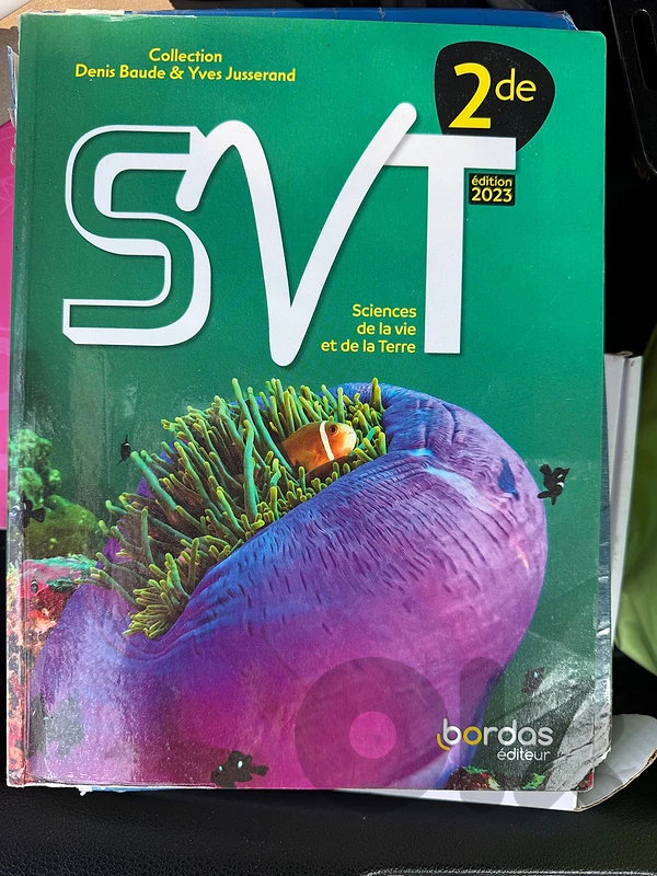 Svt 2de - 2023 - Manuel - Élève